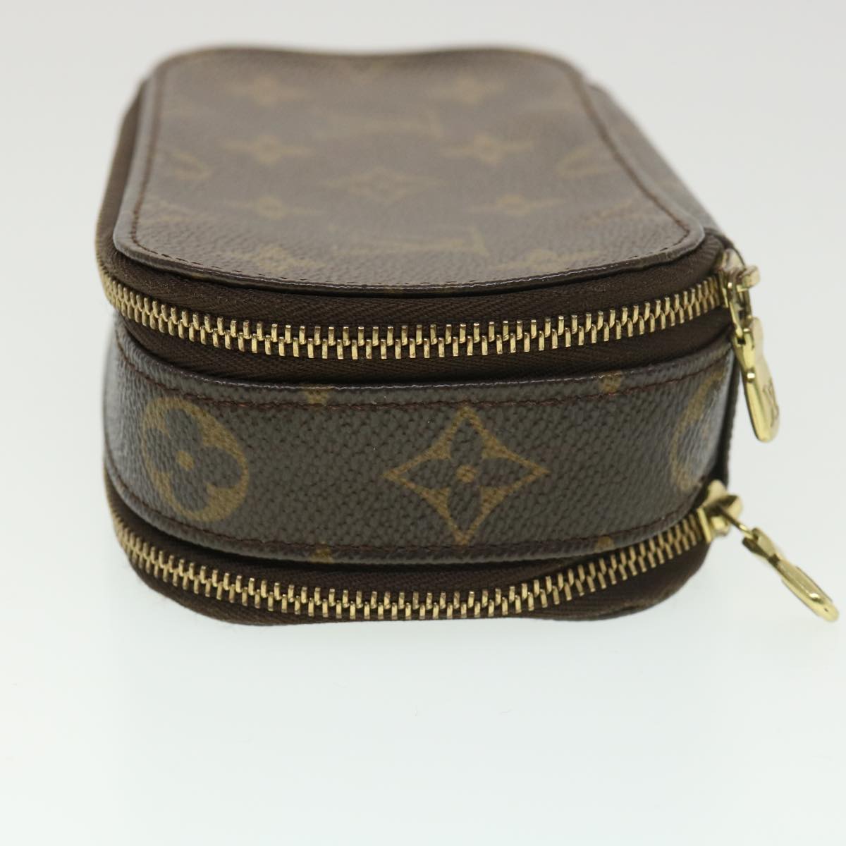 LOUIS VUITTON Monogram Trousse Brush PM Cosmetic Pouch M47510 LV 39154