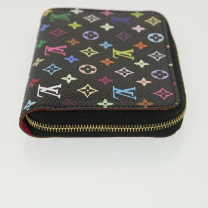 LOUIS VUITTON Multicolor Zippy Coin Purse Coin Purse Black M93740 LV 39157