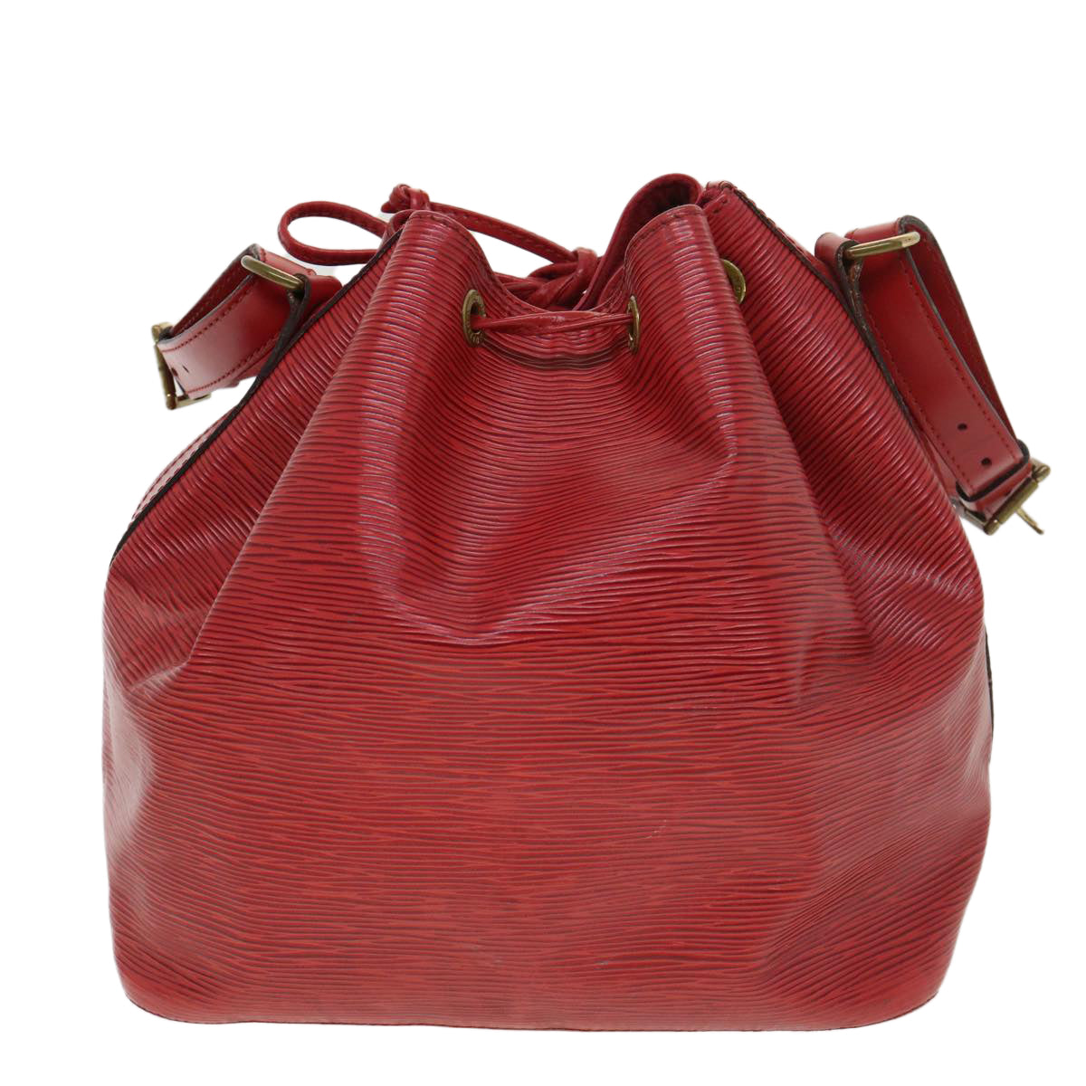 LOUIS VUITTON Epi Petit Noe Shoulder Bag Red M44107 LV 39185