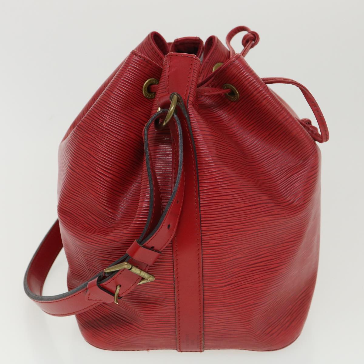 LOUIS VUITTON Epi Petit Noe Shoulder Bag Red M44107 LV 39185