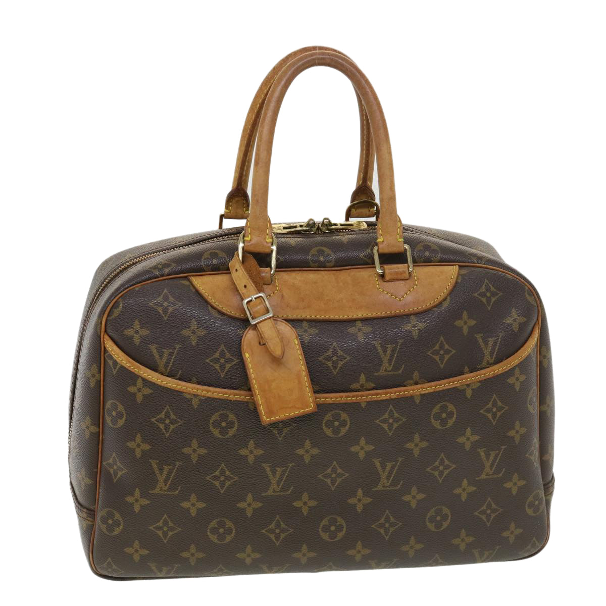 LOUIS VUITTON Monogram Deauville Hand Bag M47270 LV 39187