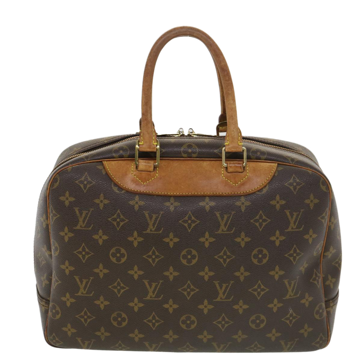 LOUIS VUITTON Monogram Deauville Hand Bag M47270 LV 39187