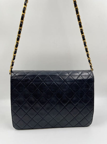 Vintage Navy Chanel Flap Bag