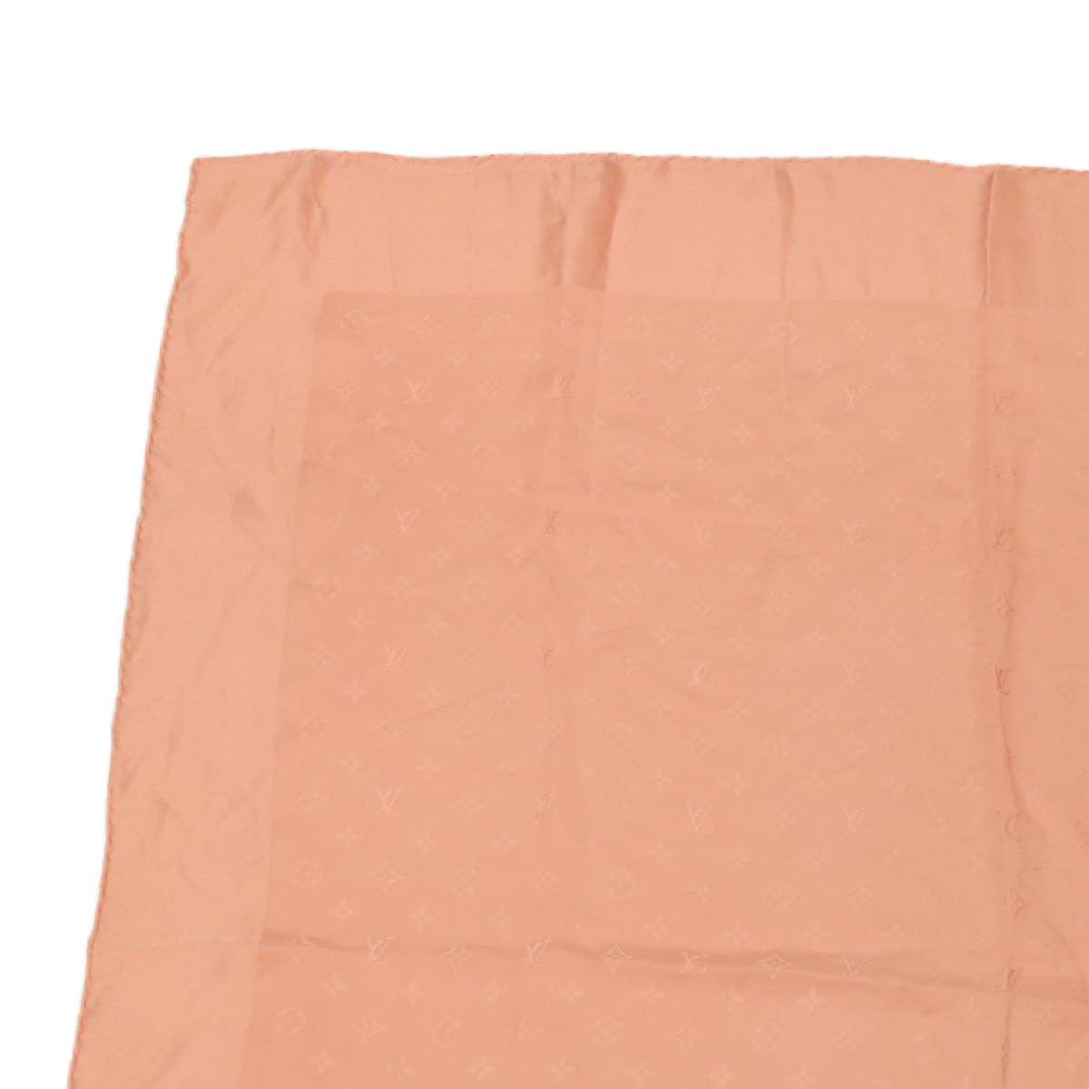 LOUIS VUITTON Monogram Scarf Pink LV 39189