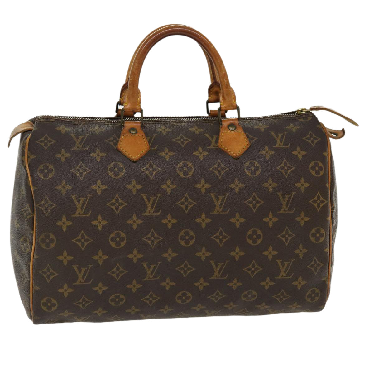 LOUIS VUITTON Monogram Speedy 35 Hand Bag M41524 LV 39207