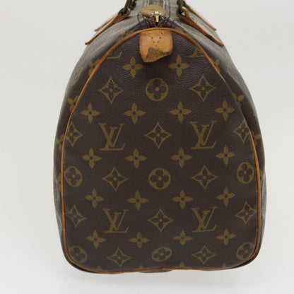 LOUIS VUITTON Monogram Speedy 35 Hand Bag M41524 LV 39207
