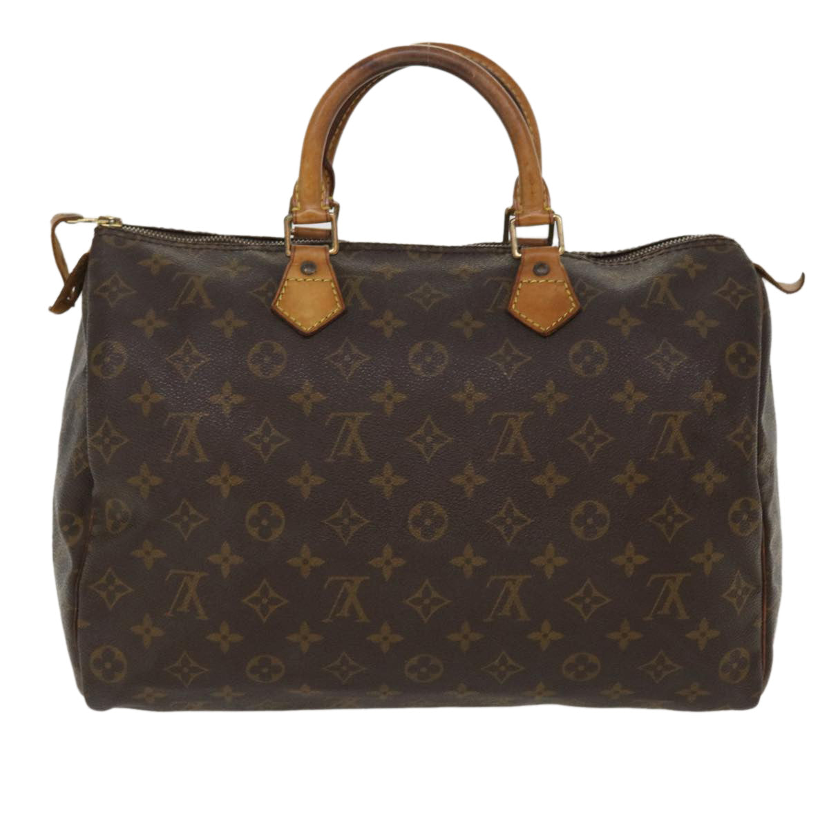 LOUIS VUITTON Monogram Speedy 35 Hand Bag M41524 LV 39209