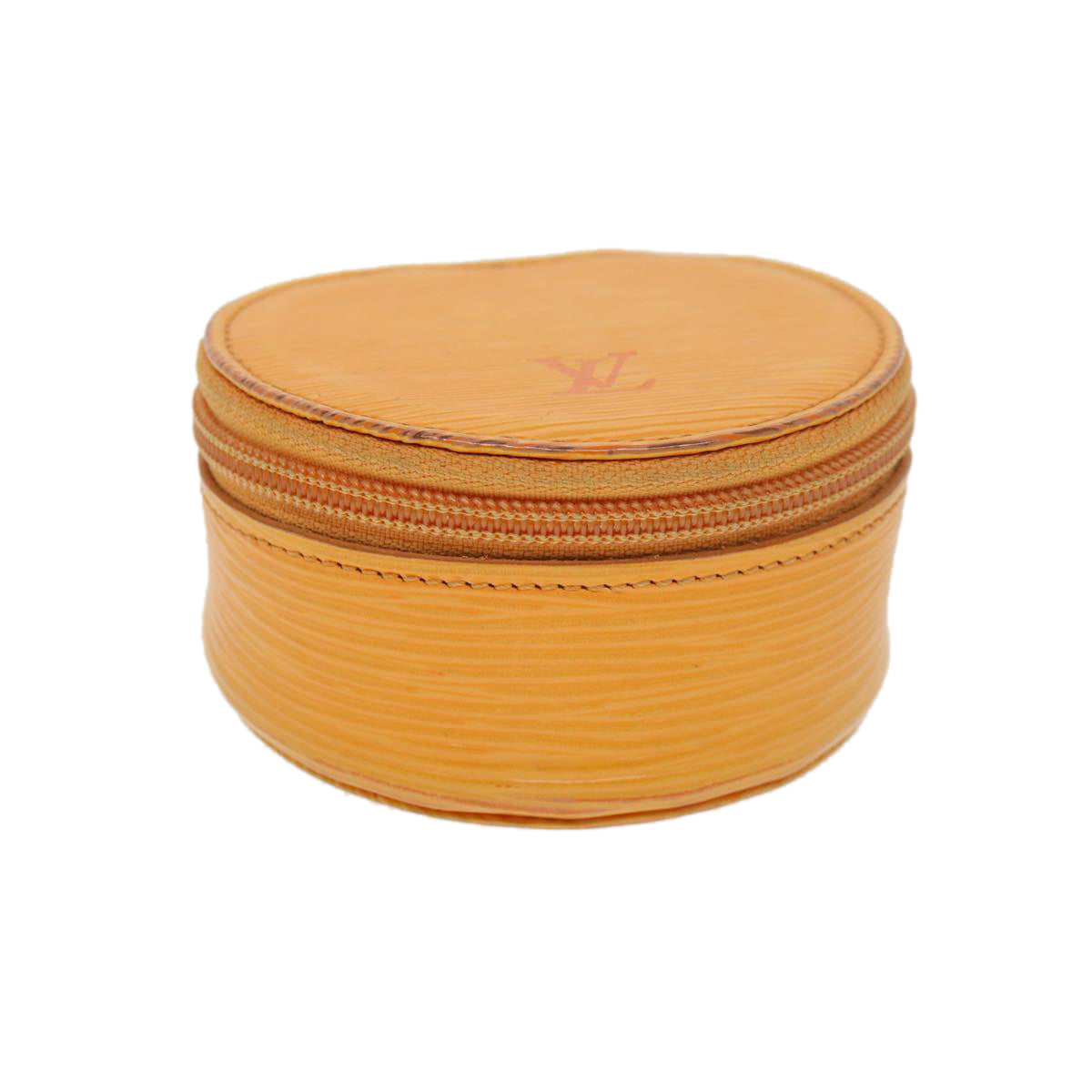 LOUIS VUITTON Epi Jewelry Case Accessory Case Orange LV 39218