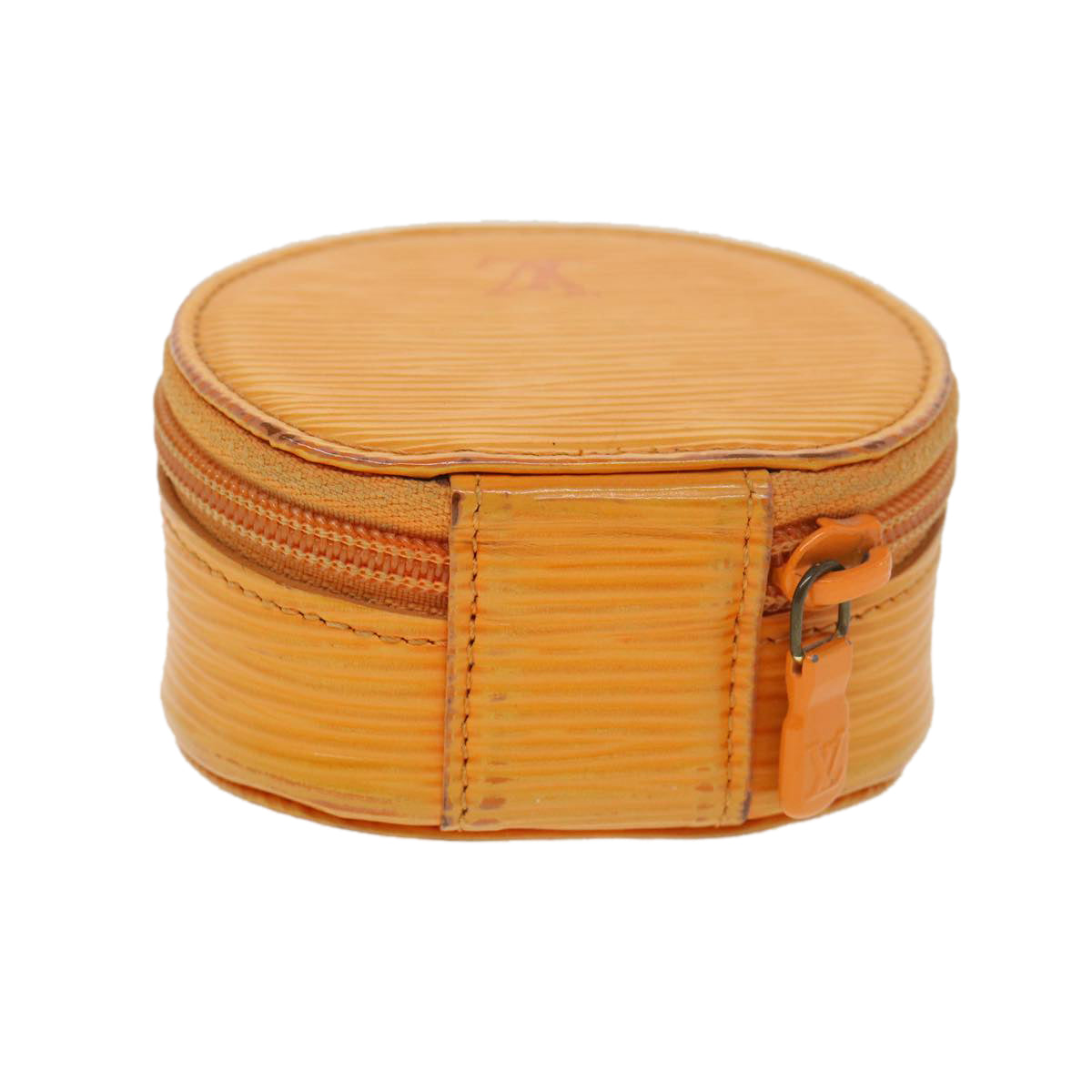 LOUIS VUITTON Epi Jewelry Case Accessory Case Orange LV 39218