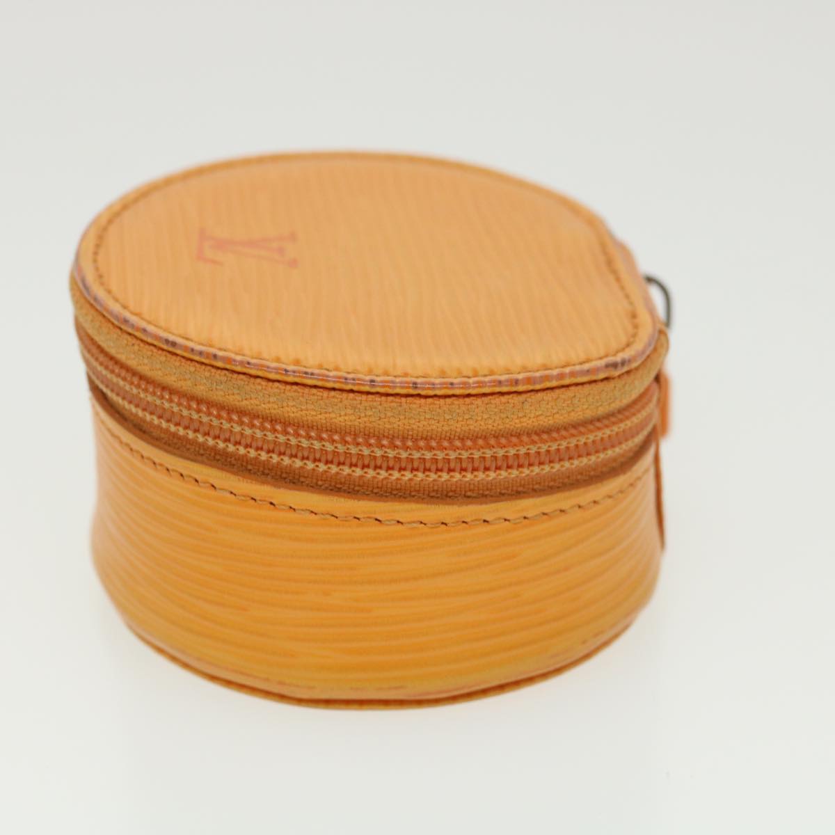 LOUIS VUITTON Epi Jewelry Case Accessory Case Orange LV 39218