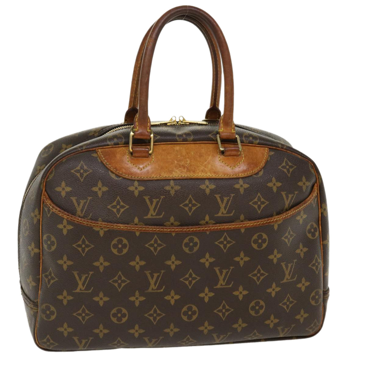 LOUIS VUITTON Monogram Deauville Hand Bag M47270 LV 39226