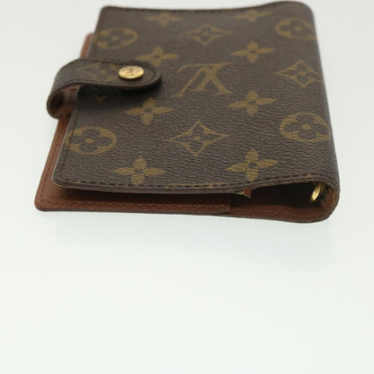 LOUIS VUITTON Monogram Agenda PM Day Planner Cover R20005 LV 39251