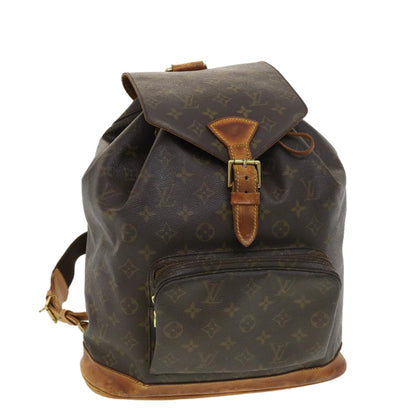 LOUIS VUITTON Monogram Montsouris GM Backpack M51135 LV 39264