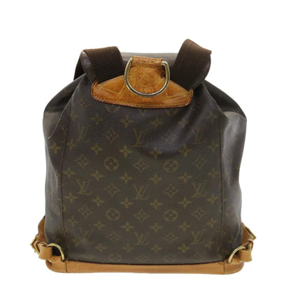 LOUIS VUITTON Monogram Montsouris GM Backpack M51135 LV 39264
