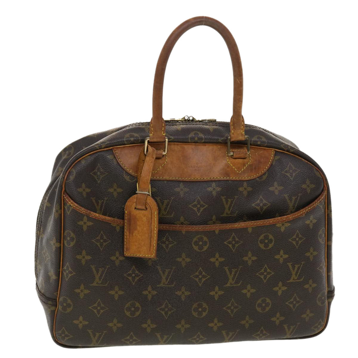 LOUIS VUITTON Monogram Deauville Hand Bag M47270 LV 39265