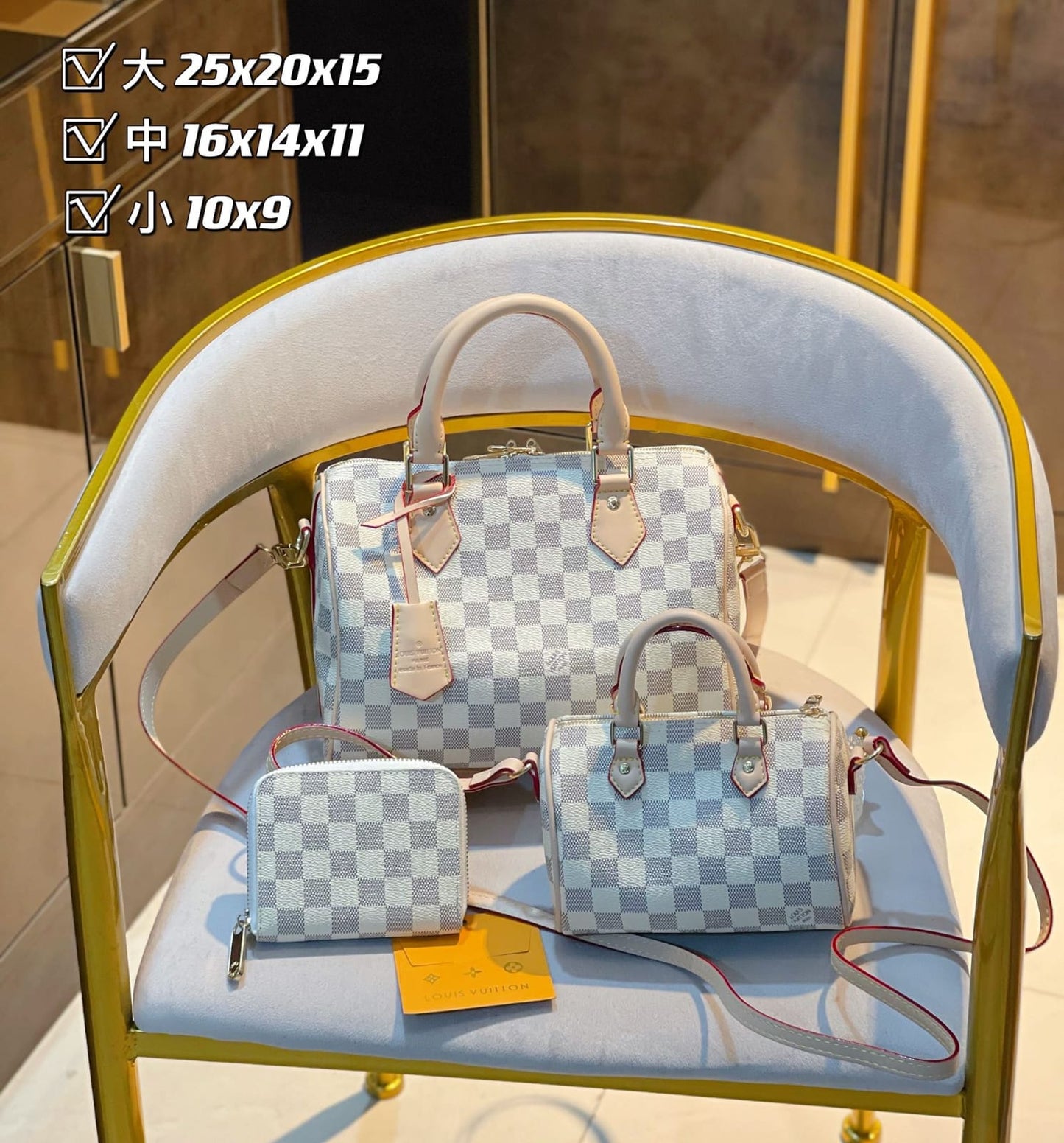 Louis Vuitton Speedy Handbag Sets