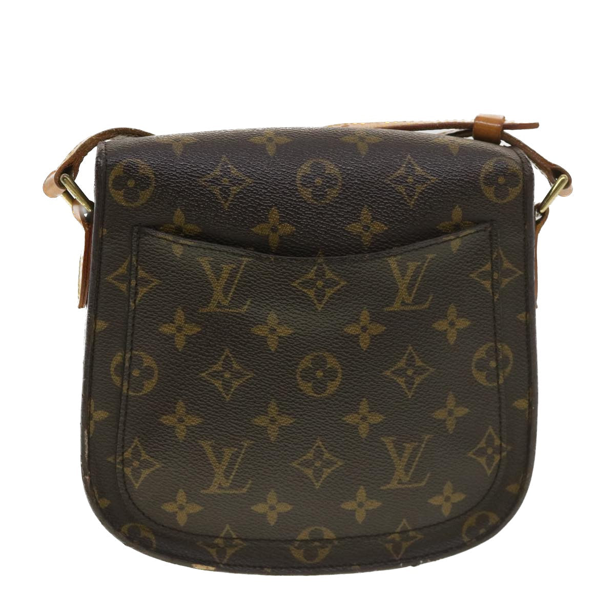 LOUIS VUITTON Monogram Saint Cloud MM Shoulder Bag M51243 LV 39302