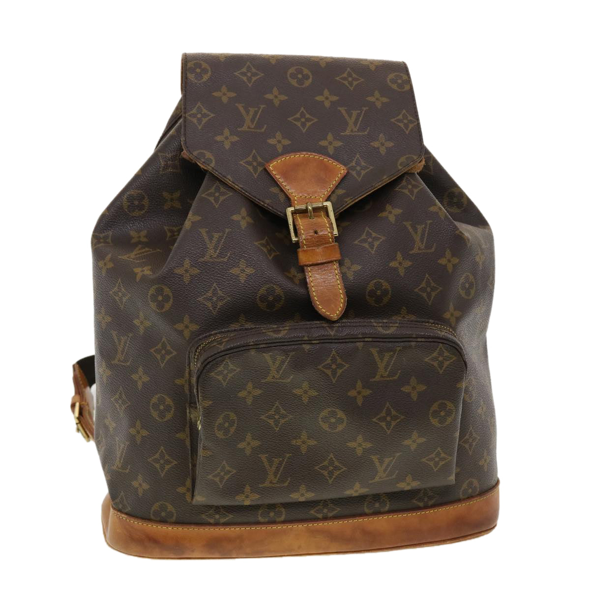 LOUIS VUITTON Monogram Montsouris GM Backpack M51135 LV 39314