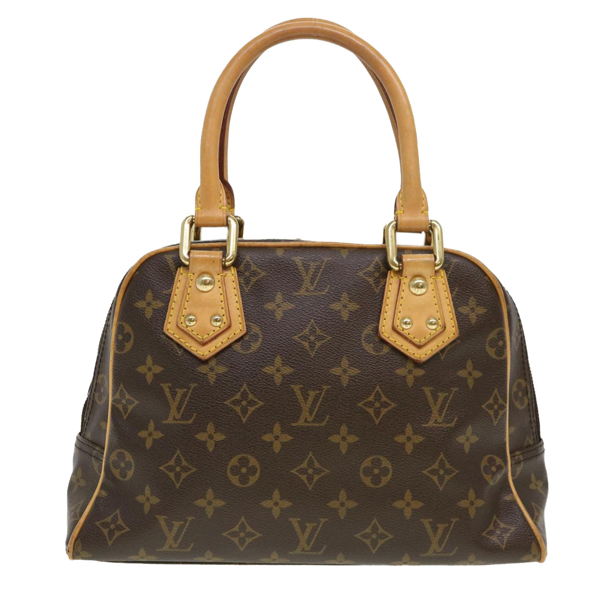 LOUIS VUITTON Monogram Manhattan PM Hand Bag M40026 LV 39333