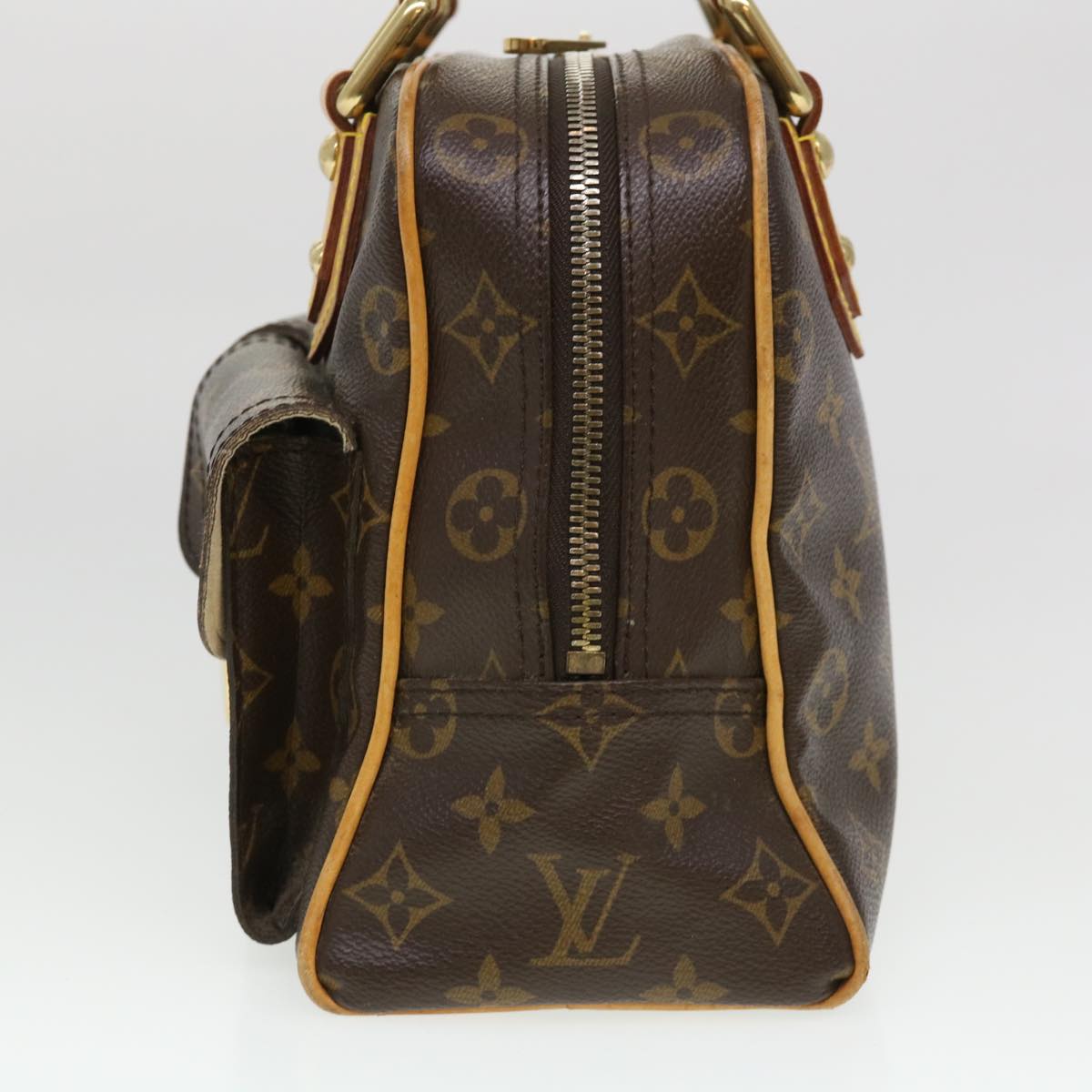 LOUIS VUITTON Monogram Manhattan PM Hand Bag M40026 LV 39333