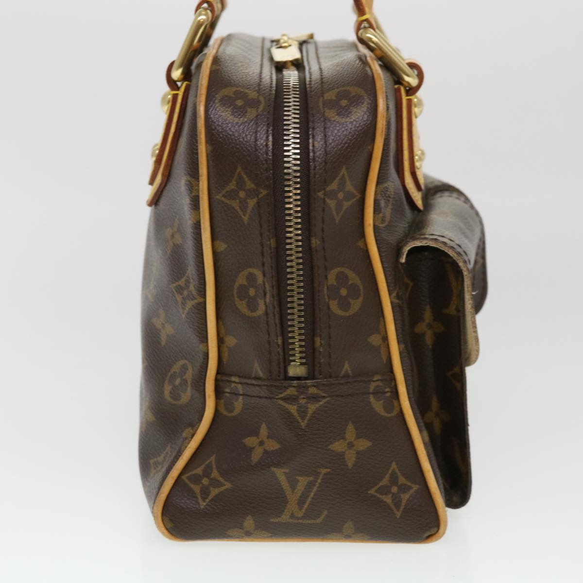 LOUIS VUITTON Monogram Manhattan PM Hand Bag M40026 LV 39333