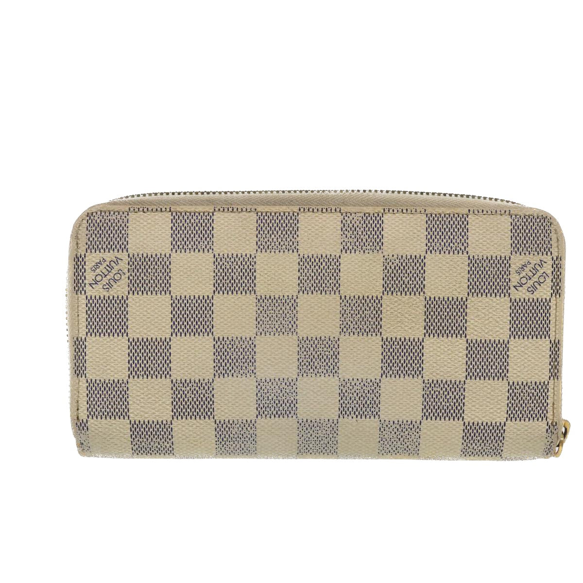 LOUIS VUITTON Damier Azur Zippy Wallet Long Wallet N60019 LV 39341
