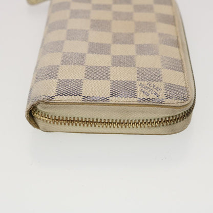LOUIS VUITTON Damier Azur Zippy Wallet Long Wallet N60019 LV 39341