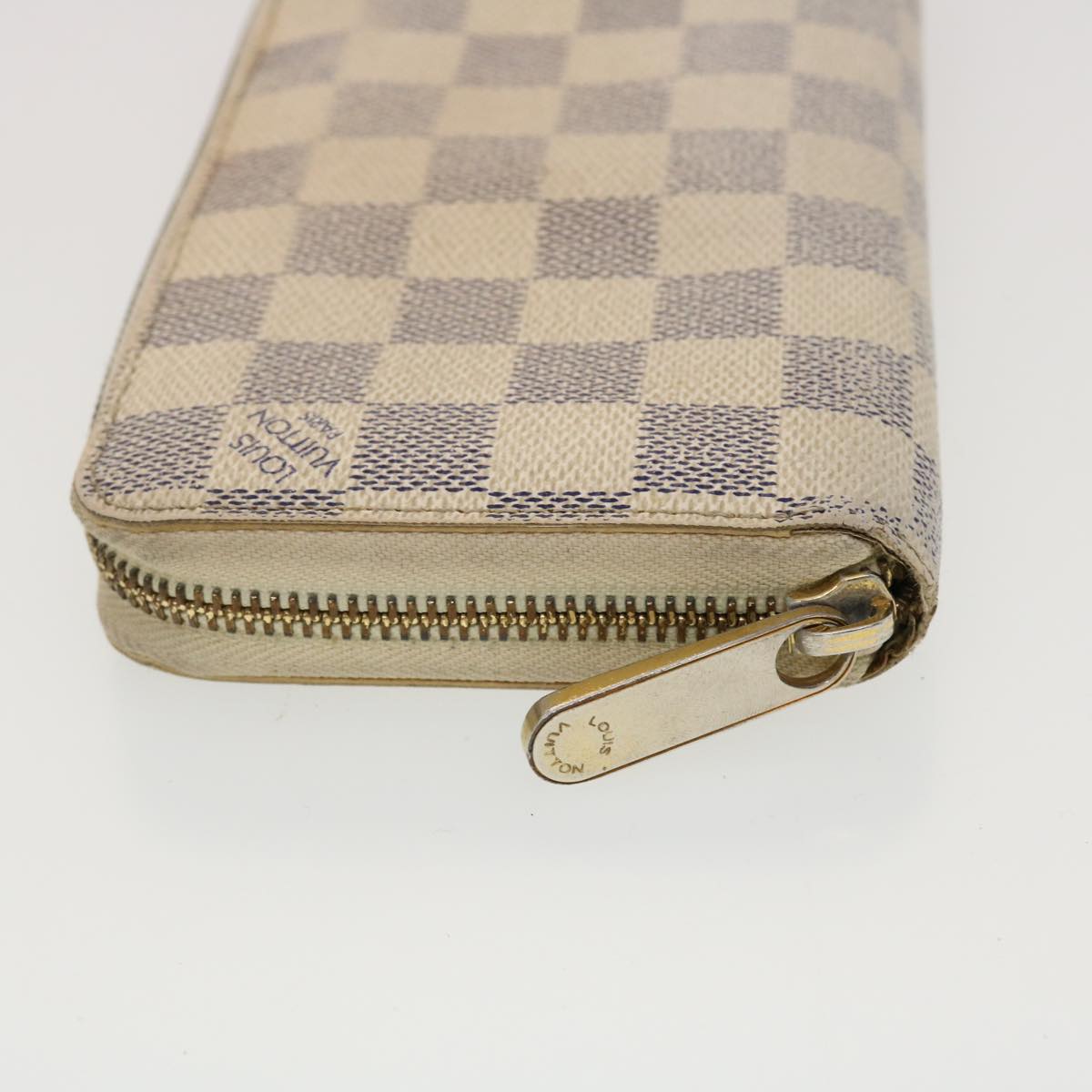 LOUIS VUITTON Damier Azur Zippy Wallet Long Wallet N60019 LV 39341