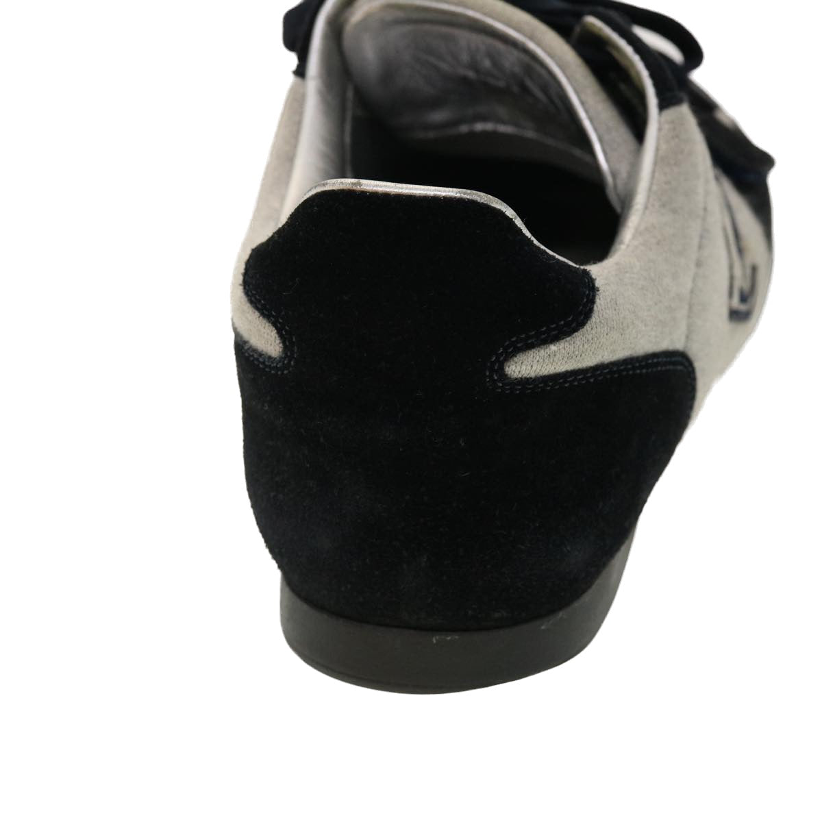 LOUIS VUITTON Sneakers Cotton Gray Black LV 39348