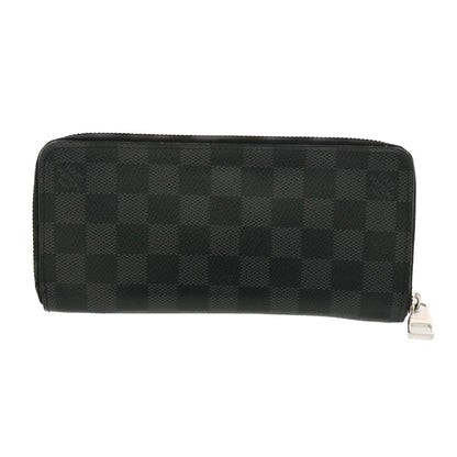 LOUIS VUITTON Damier Graphite Zippy Wallet Vertical N63095 LV 39379