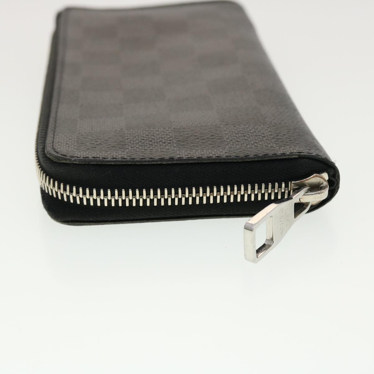 LOUIS VUITTON Damier Graphite Zippy Wallet Vertical N63095 LV 39379