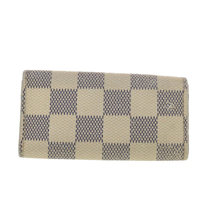 LOUIS VUITTON Damier Azur Multicles 4 Key Case N60020 LV 39418