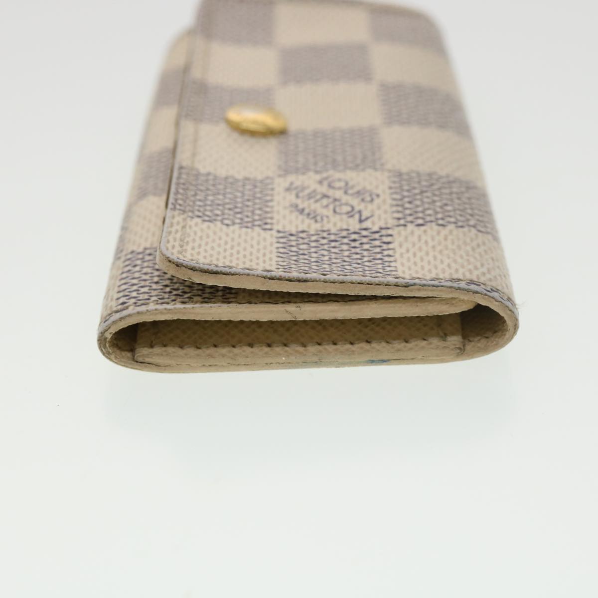 LOUIS VUITTON Damier Azur Multicles 4 Key Case N60020 LV 39418