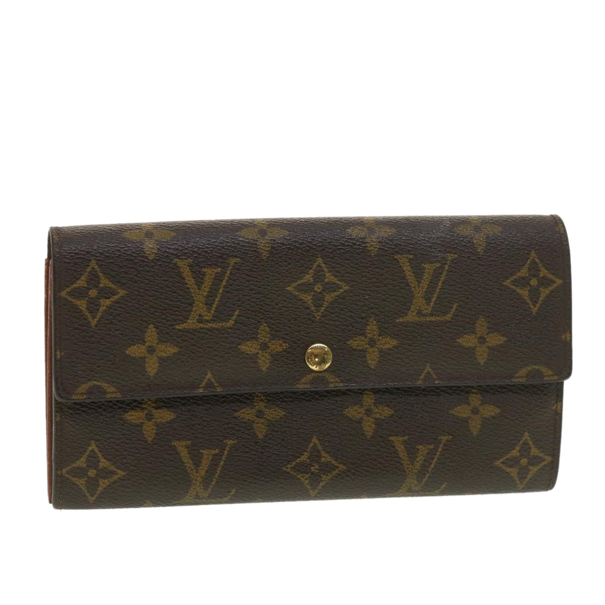 LOUIS VUITTON Monogram Portefeiulle Sarah Long Wallet M66556 LV 39419