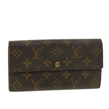 LOUIS VUITTON Monogram Portefeiulle Sarah Long Wallet M66556 LV 39419
