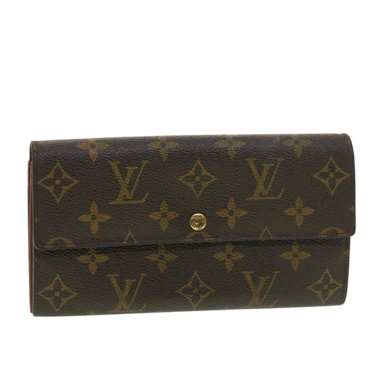 LOUIS VUITTON Monogram Portefeiulle Sarah Long Wallet M66556 LV 39419