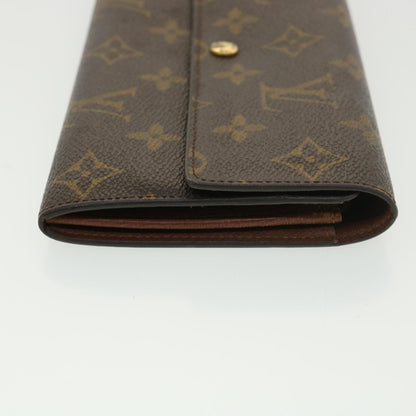 LOUIS VUITTON Monogram Portefeiulle Sarah Long Wallet M66556 LV 39419