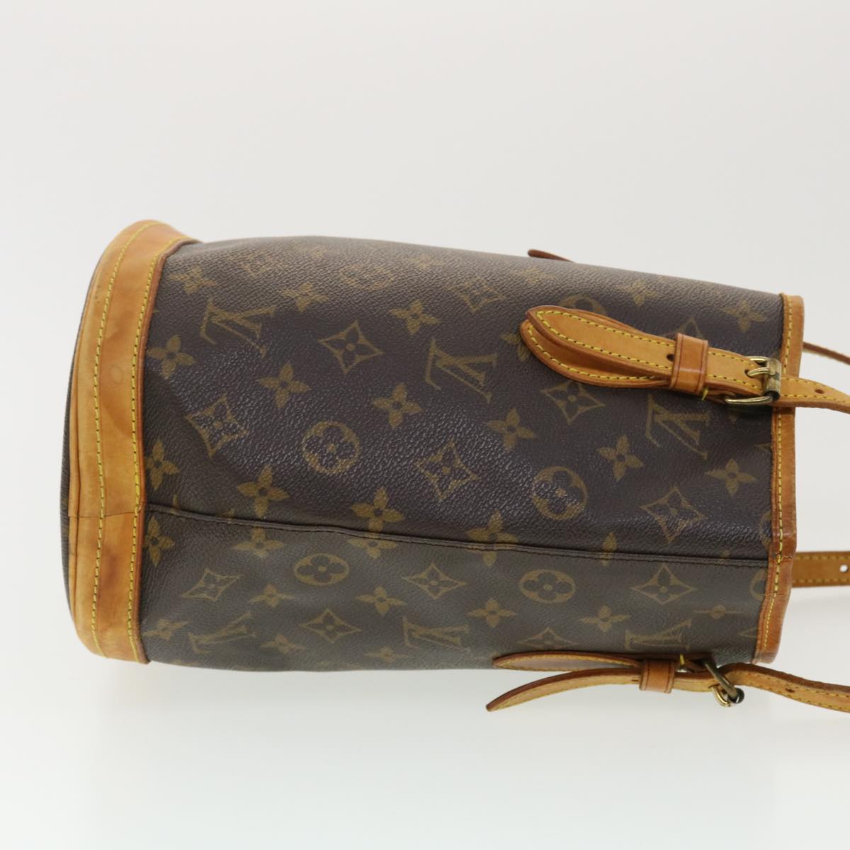 LOUIS VUITTON Monogram Bucket PM Shoulder Bag M42238 LV 39422