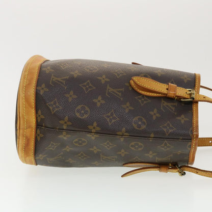 LOUIS VUITTON Monogram Bucket PM Shoulder Bag M42238 LV 39422