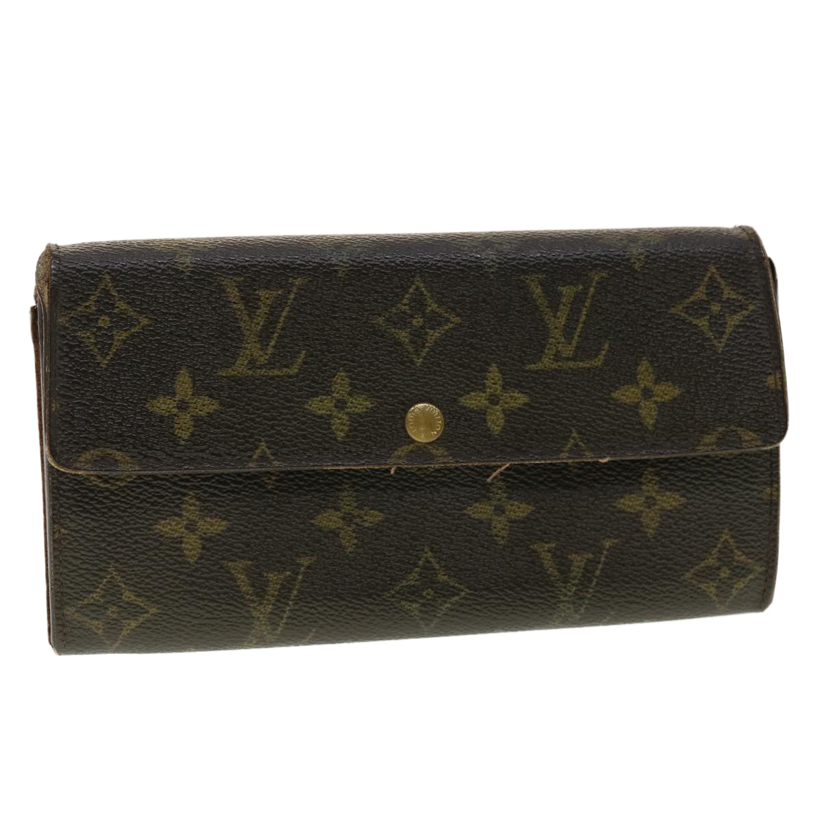 LOUIS VUITTON Monogram Portefeiulle Sarah Long Wallet M66556 LV 39470