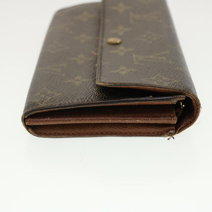 LOUIS VUITTON Monogram Portefeiulle Sarah Long Wallet M66556 LV 39470