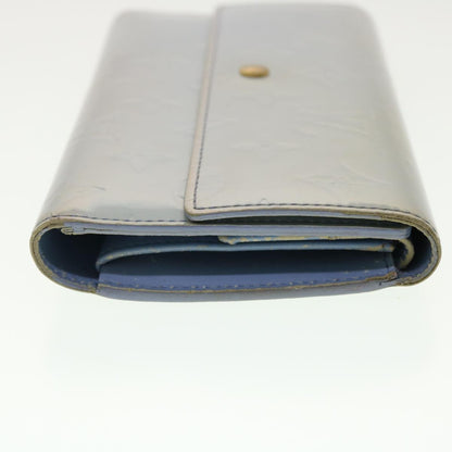 LOUIS VUITTON Vernis Porte Tresor International Wallet Lavande M91245 39472
