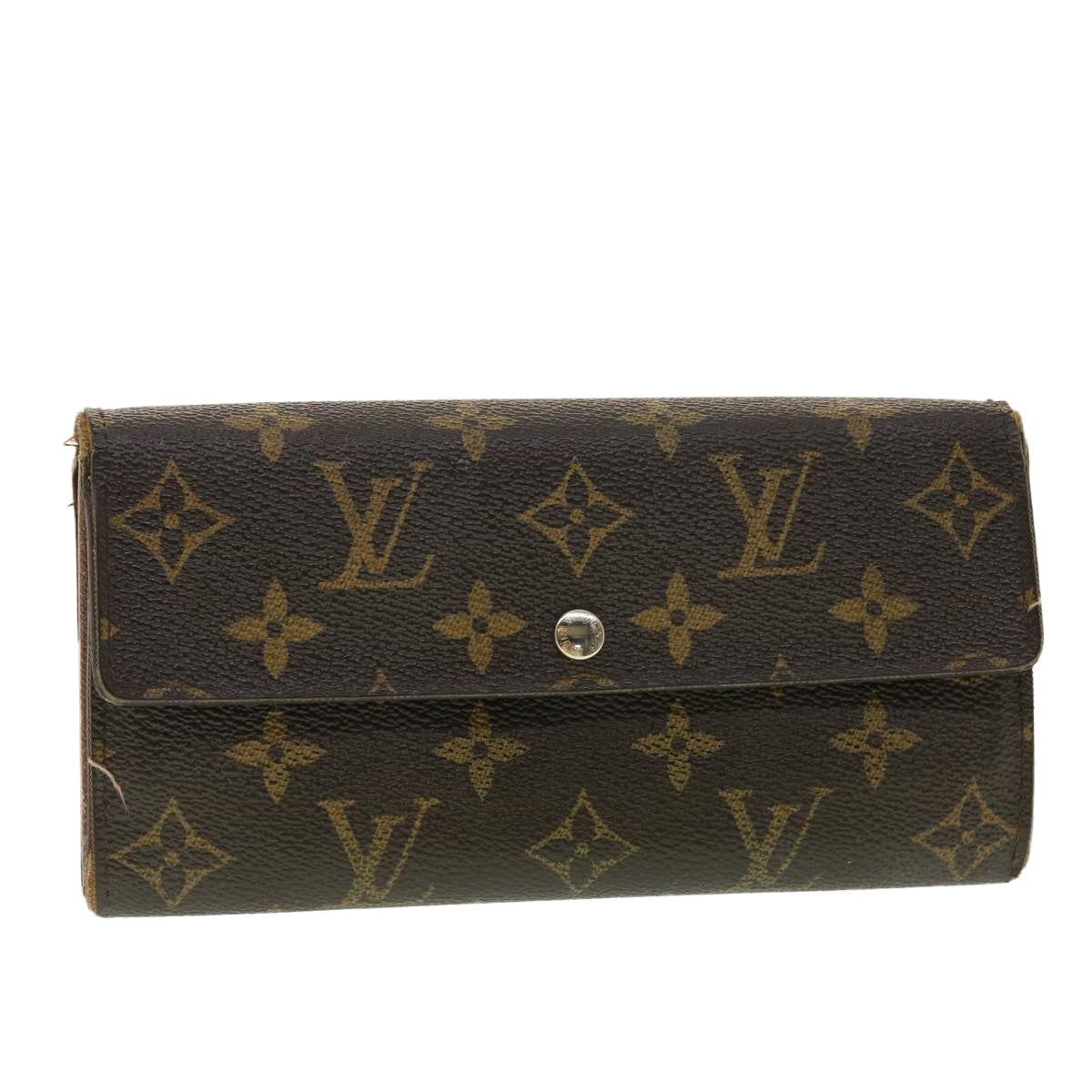 LOUIS VUITTON Monogram Portefeiulle Sarah Long Wallet M66556 LV 39473