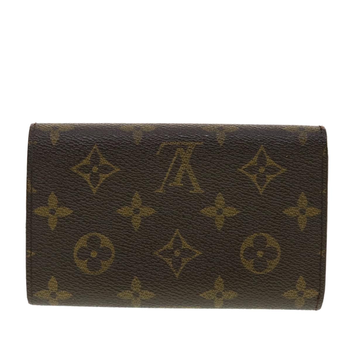 LOUIS VUITTON Monogram Porte Monnaie Billets Tresor Wallet M61730 LV 39476