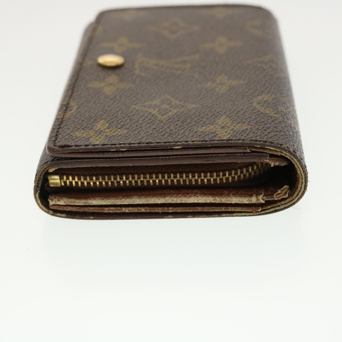 LOUIS VUITTON Monogram Porte Monnaie Billets Tresor Wallet M61730 LV 39476
