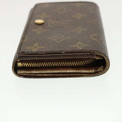 LOUIS VUITTON Monogram Porte Monnaie Billets Tresor Wallet M61730 LV 39476