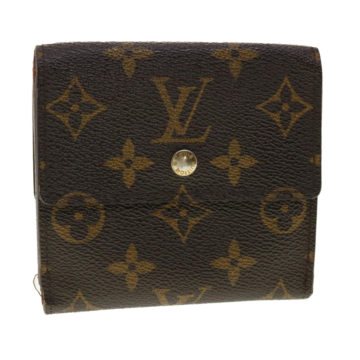 LOUIS VUITTON Monogram Porte Monnaie Billets Cartes Credit Wallet LV 39486