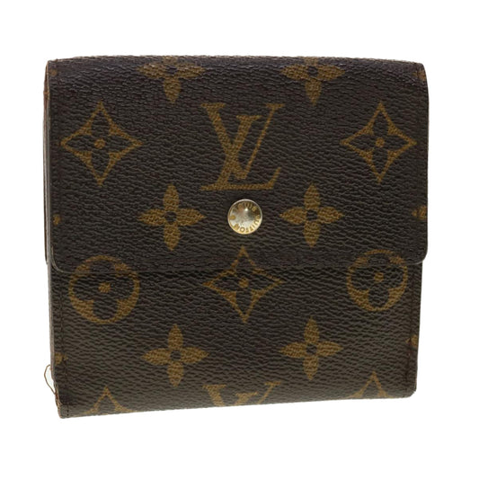 LOUIS VUITTON Monogram Porte Monnaie Billets Cartes Credit Wallet LV 39486