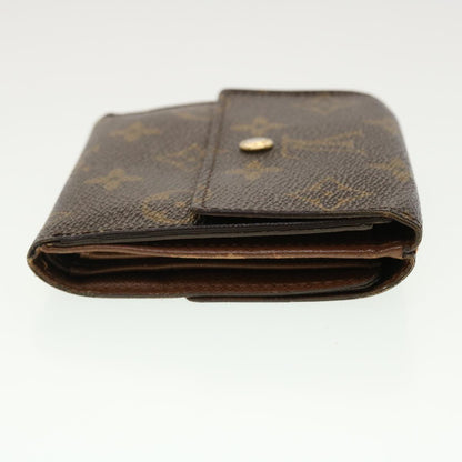 LOUIS VUITTON Monogram Porte Monnaie Billets Cartes Credit Wallet LV 39486