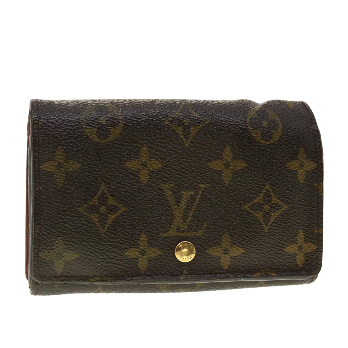 LOUIS VUITTON Monogram Porte Monnaie Billets Tresor Wallet M61730 LV 39491